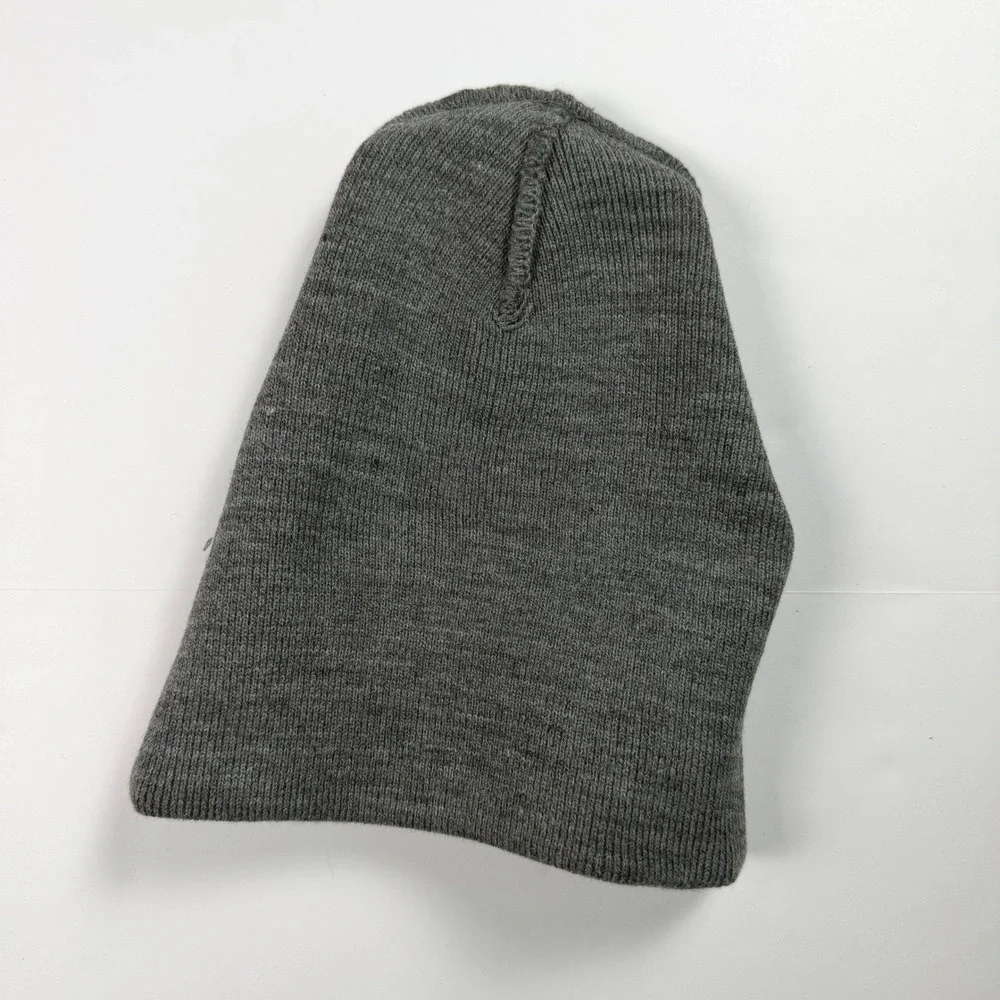 Barts Rhinestone Embellished Beanie Womens Knit Hat Gray Minimalist Mcbling